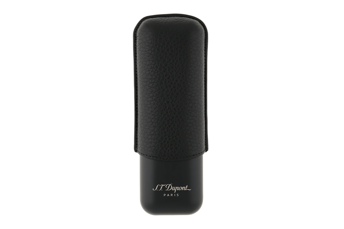 S.T. Dupont 2 Cigar Case - Matte Black